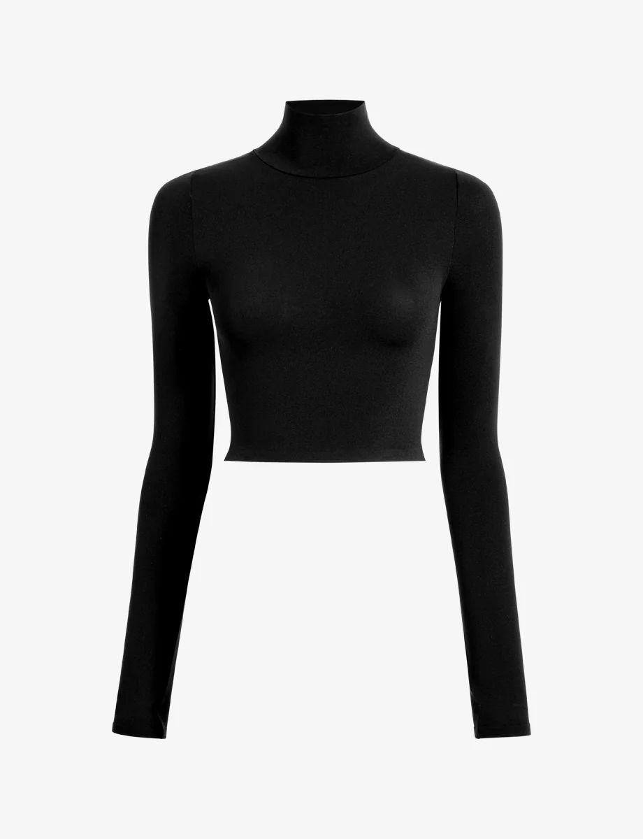 Ballet Body Turtleneck Crop Top - Image 4
