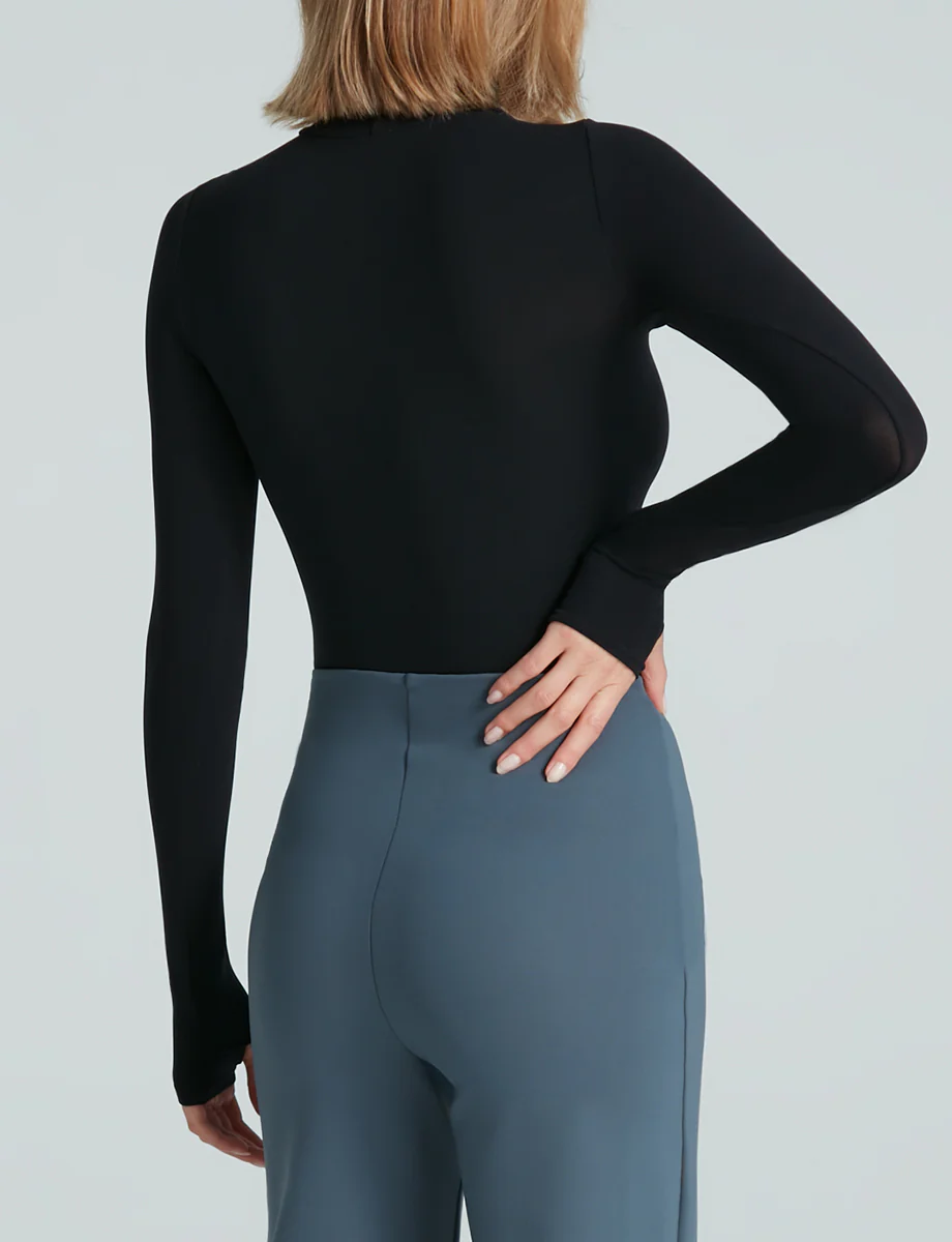 Ballet Body Turtleneck Long Sleeve Top - Image 2