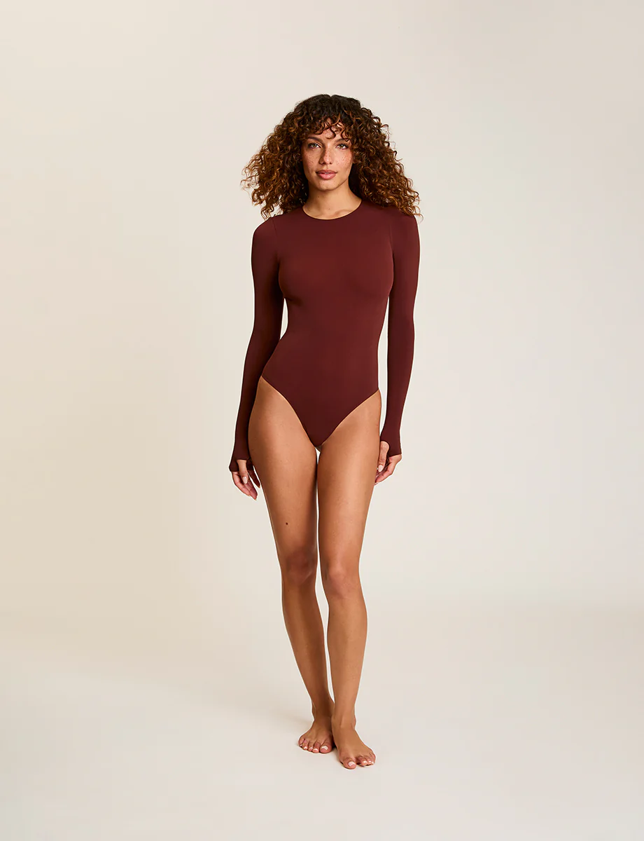 Ballet Long Sleeve Bodysuit with Thumbholes - Image 12