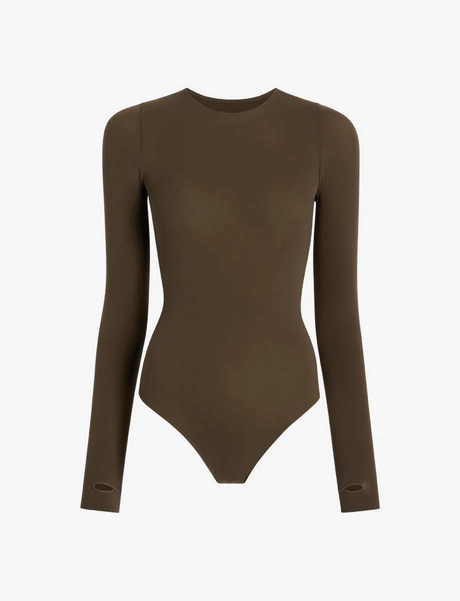 Ballet Long Sleeve Bodysuit with Thumbholes - Image 4