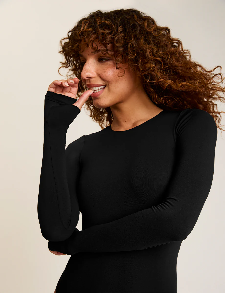 Ballet Long Sleeve Bodysuit with Thumbholes - Image 5