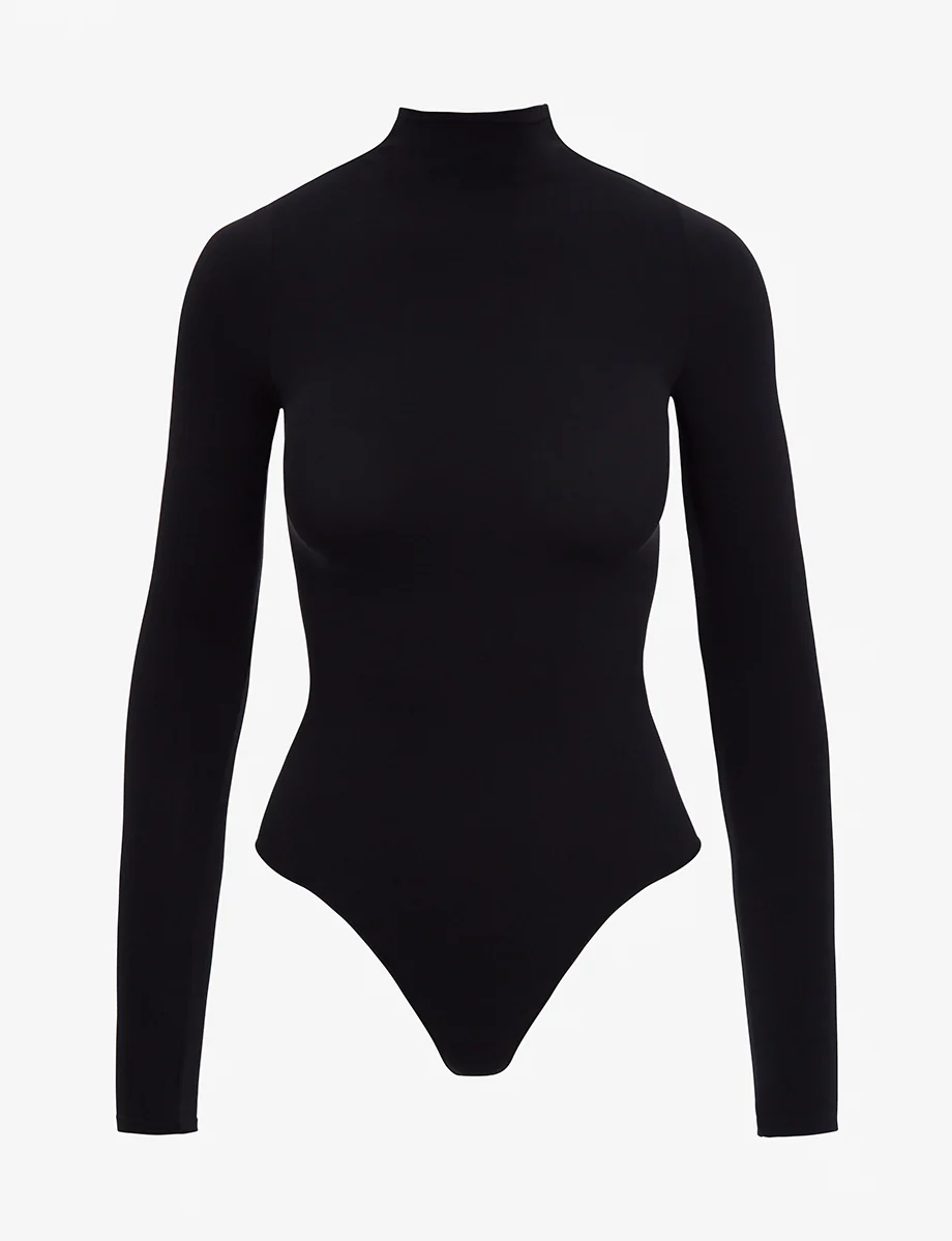 Ballet Long Sleeve Mockneck Bodysuit - Image 5