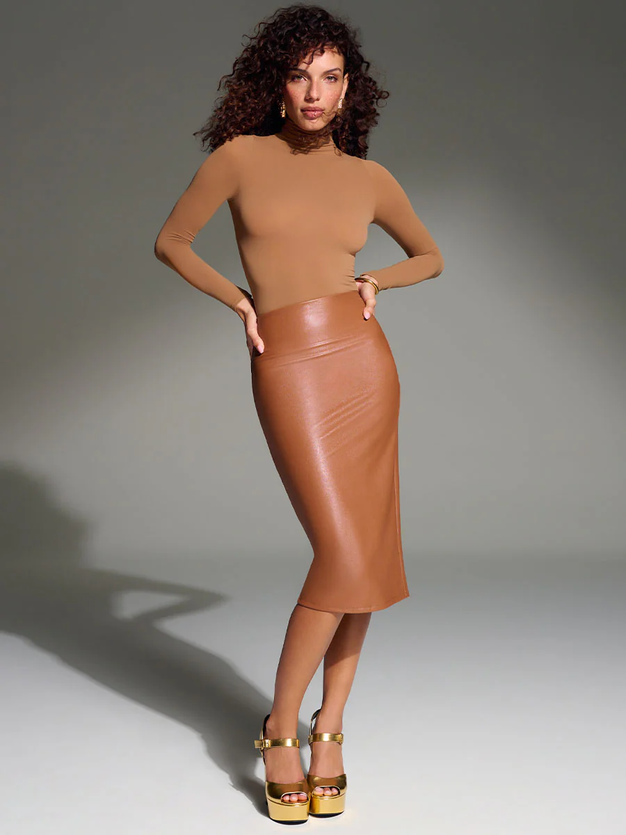 Ballet Long Sleeve Mockneck Bodysuit - Image 7