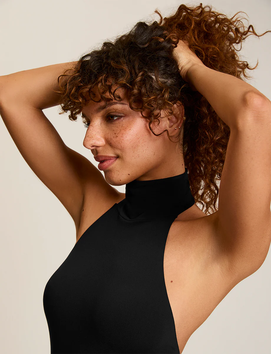 Ballet Turtleneck Halter Bodysuit - Image 2