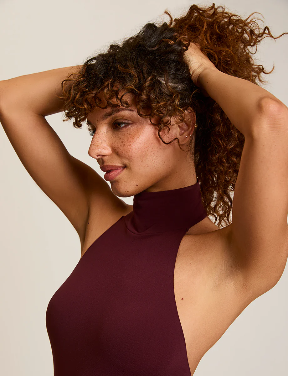 Ballet Turtleneck Halter Bodysuit - Image 7