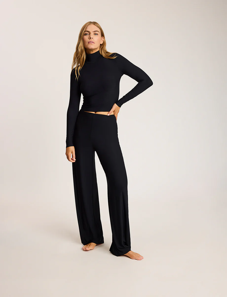 Butter Long Sleeve Cropped Turtleneck - Image 3