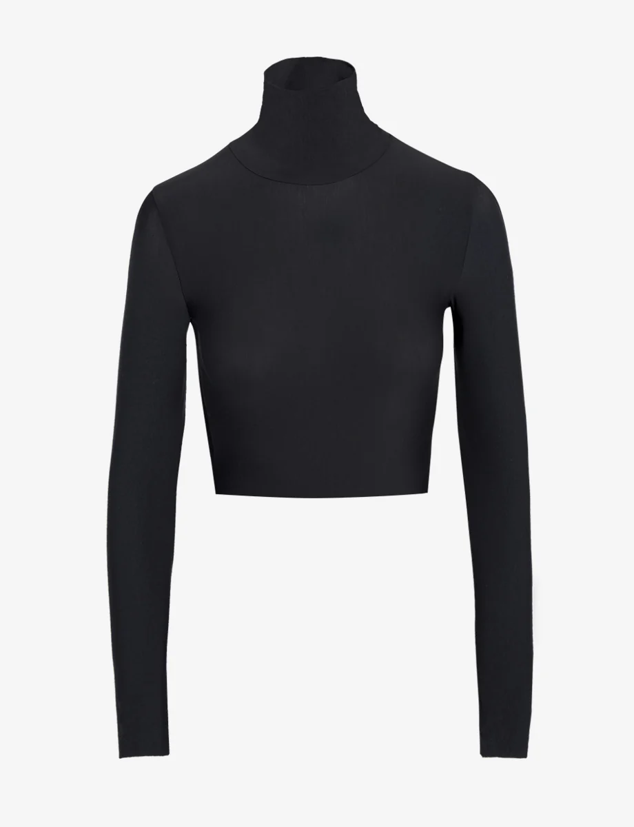 Butter Long Sleeve Cropped Turtleneck - Image 5