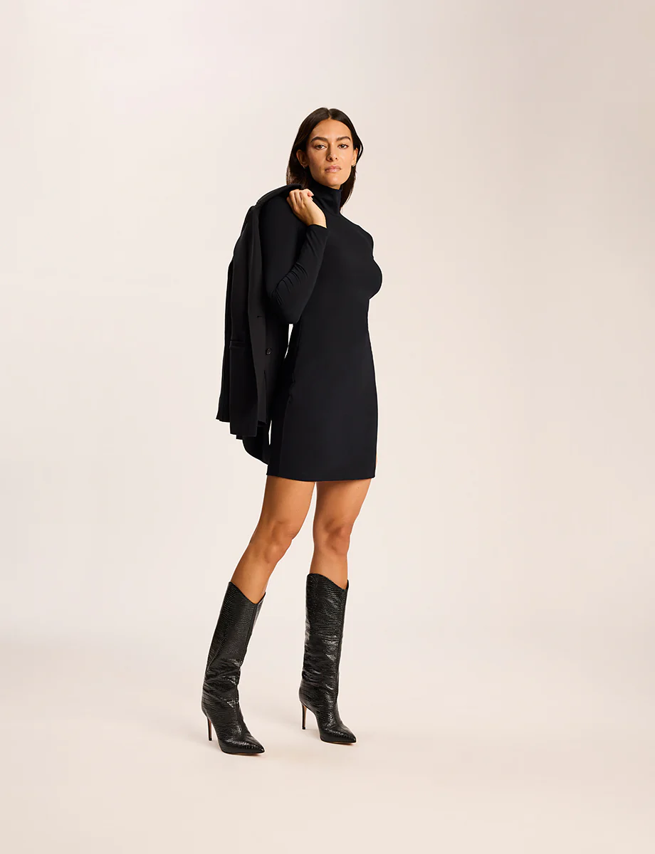Butter Luxe Long Sleeve Turtleneck Mini Dress - Image 2