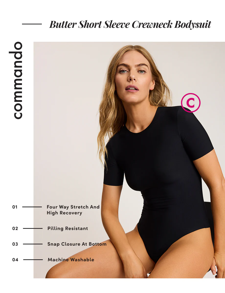 Butter Short Sleeve Crewneck Bodysuit - Image 9