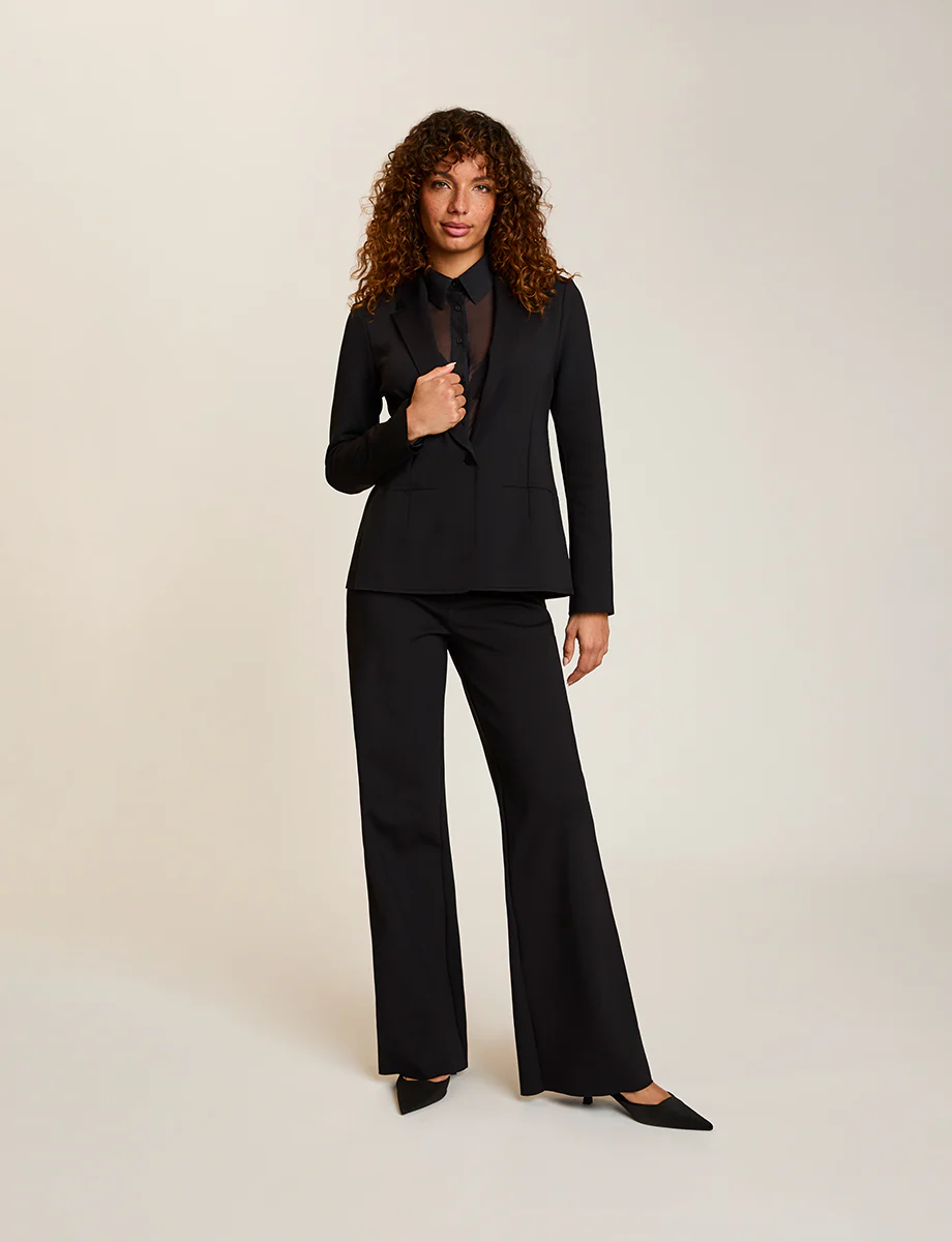 Chic Mesh Button Down Shirt - Image 4