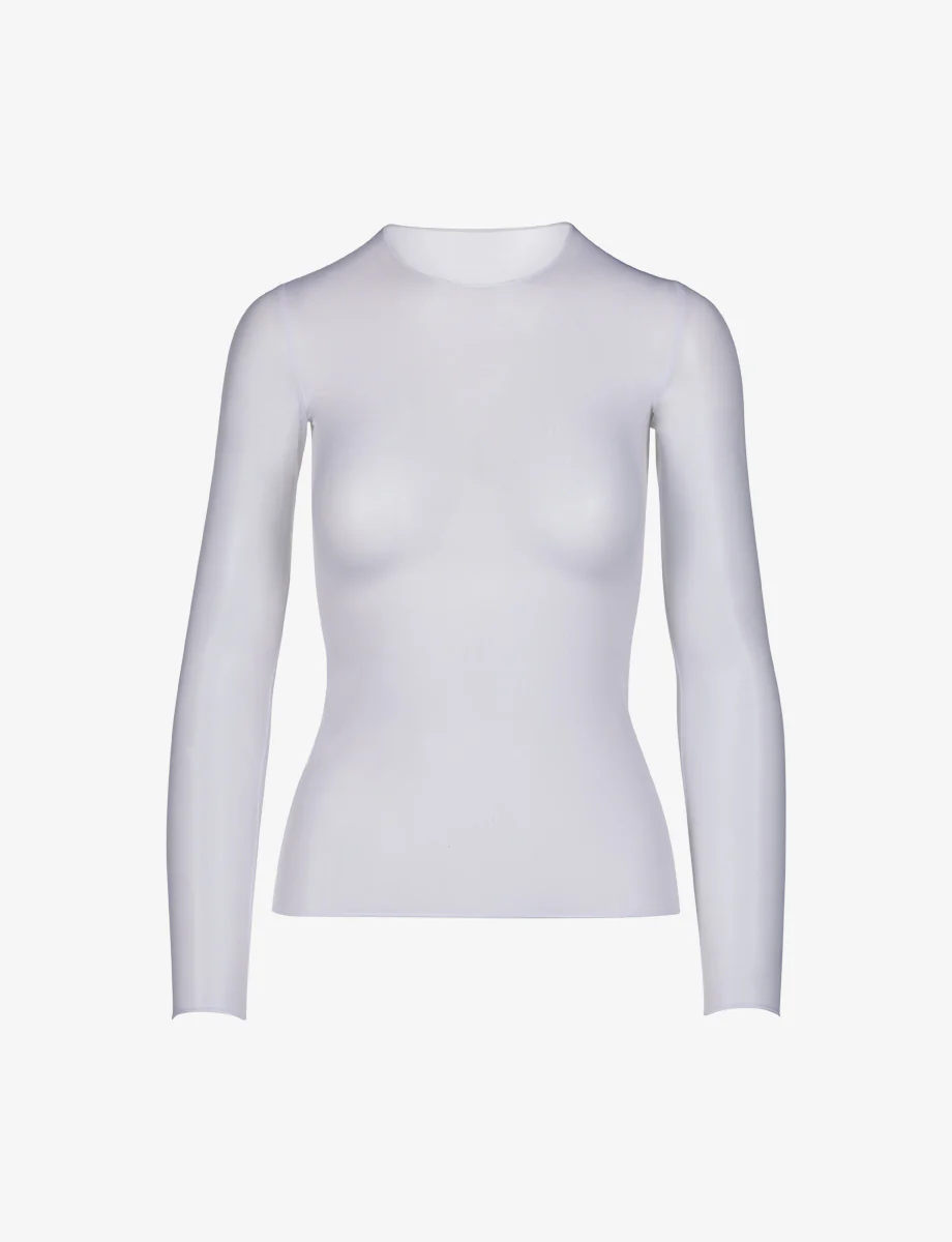Chic Mesh Long Sleeve Tee - Image 11