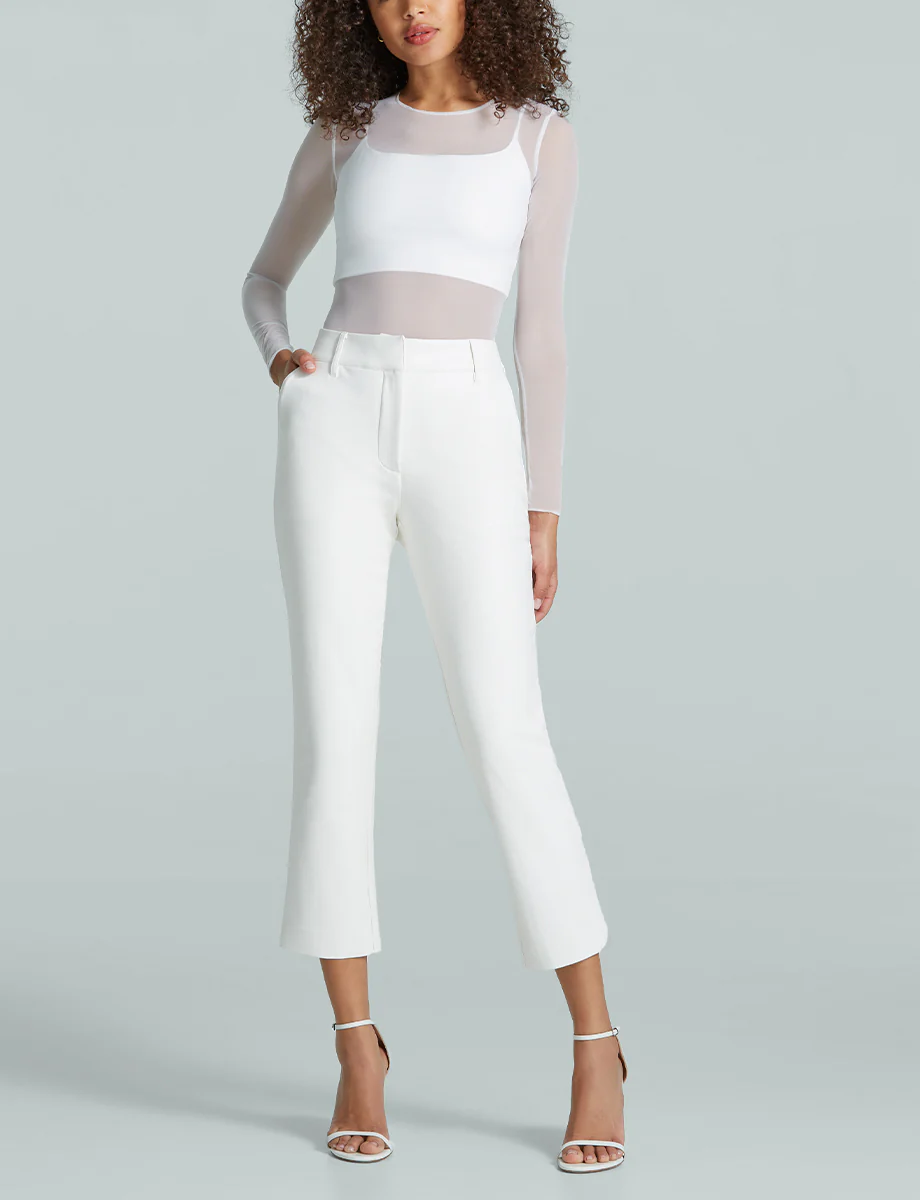 Chic Mesh Long Sleeve Tee - Image 8