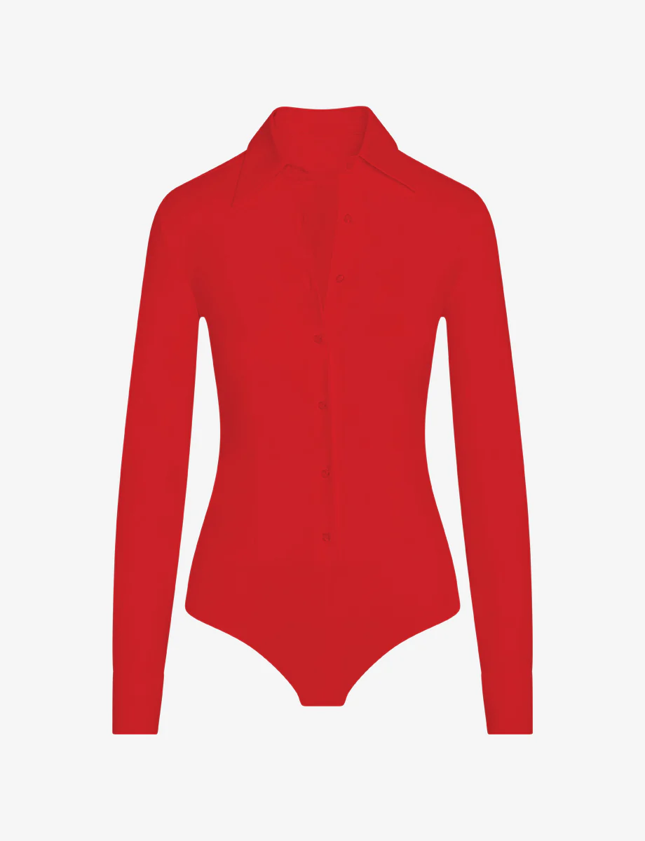 Classic Button Down Bodysuit - Image 11