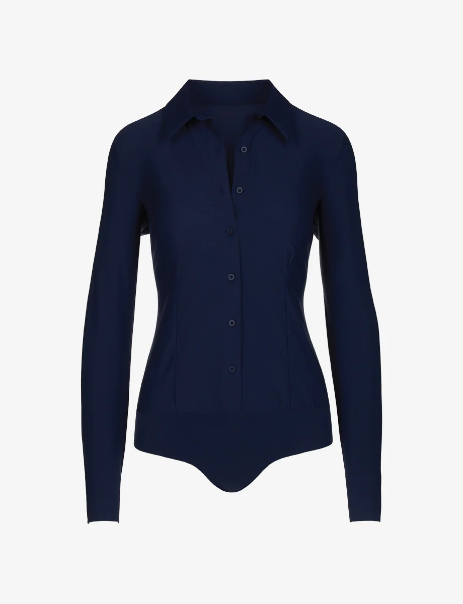 Classic Button Down Bodysuit - Image 19