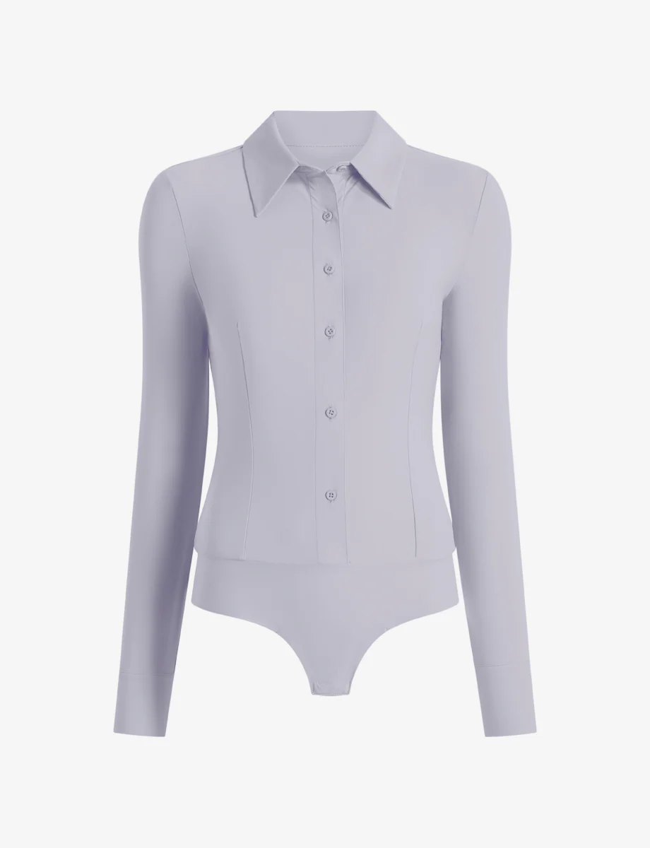 Classic Button Down Bodysuit - Image 23