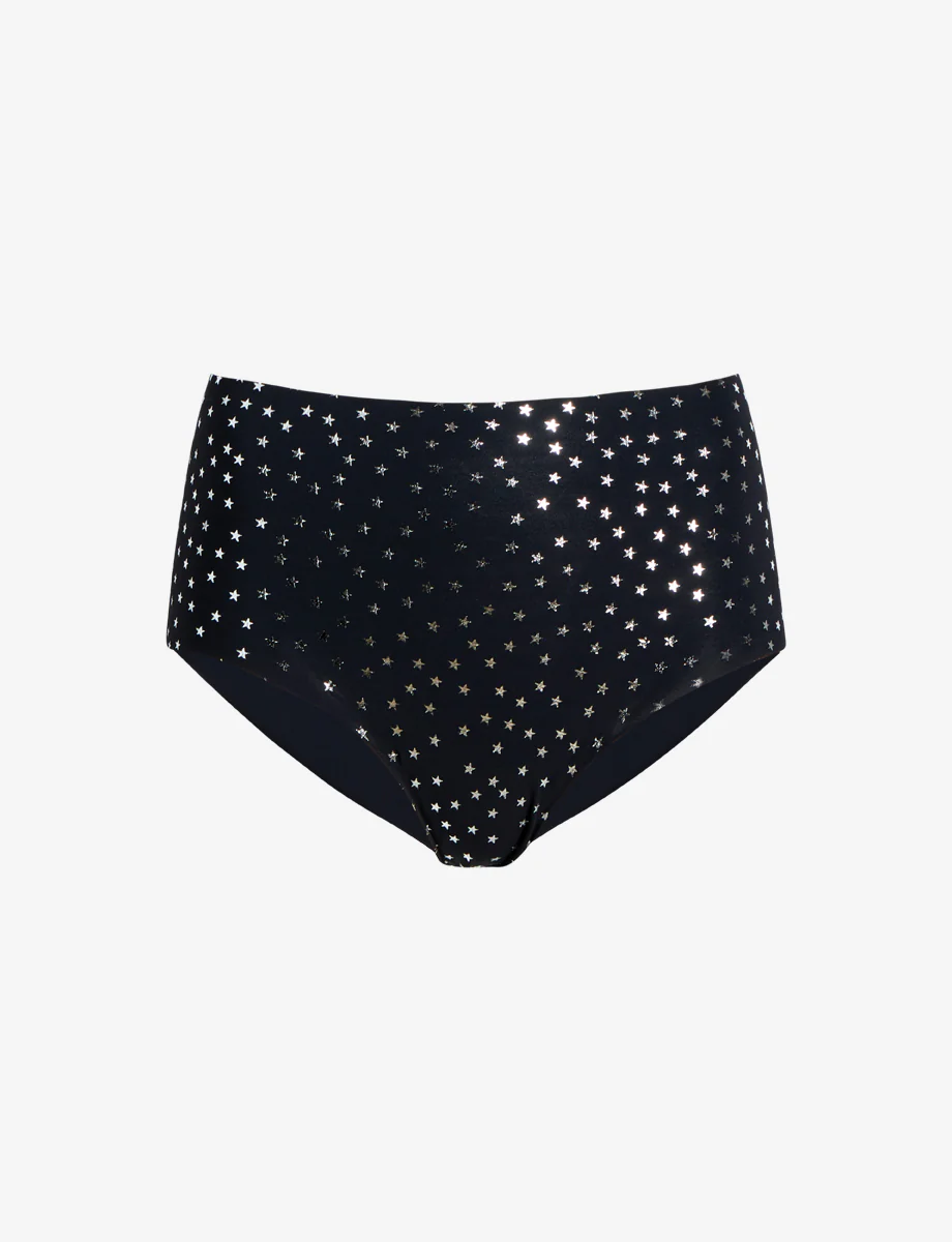 Classic Print High Rise Bikini - Image 3