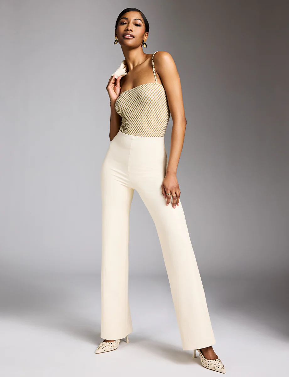 Classic Print Straight Cami Bodysuit - Image 11