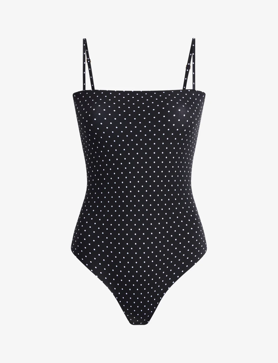 Classic Print Straight Cami Bodysuit - Image 3
