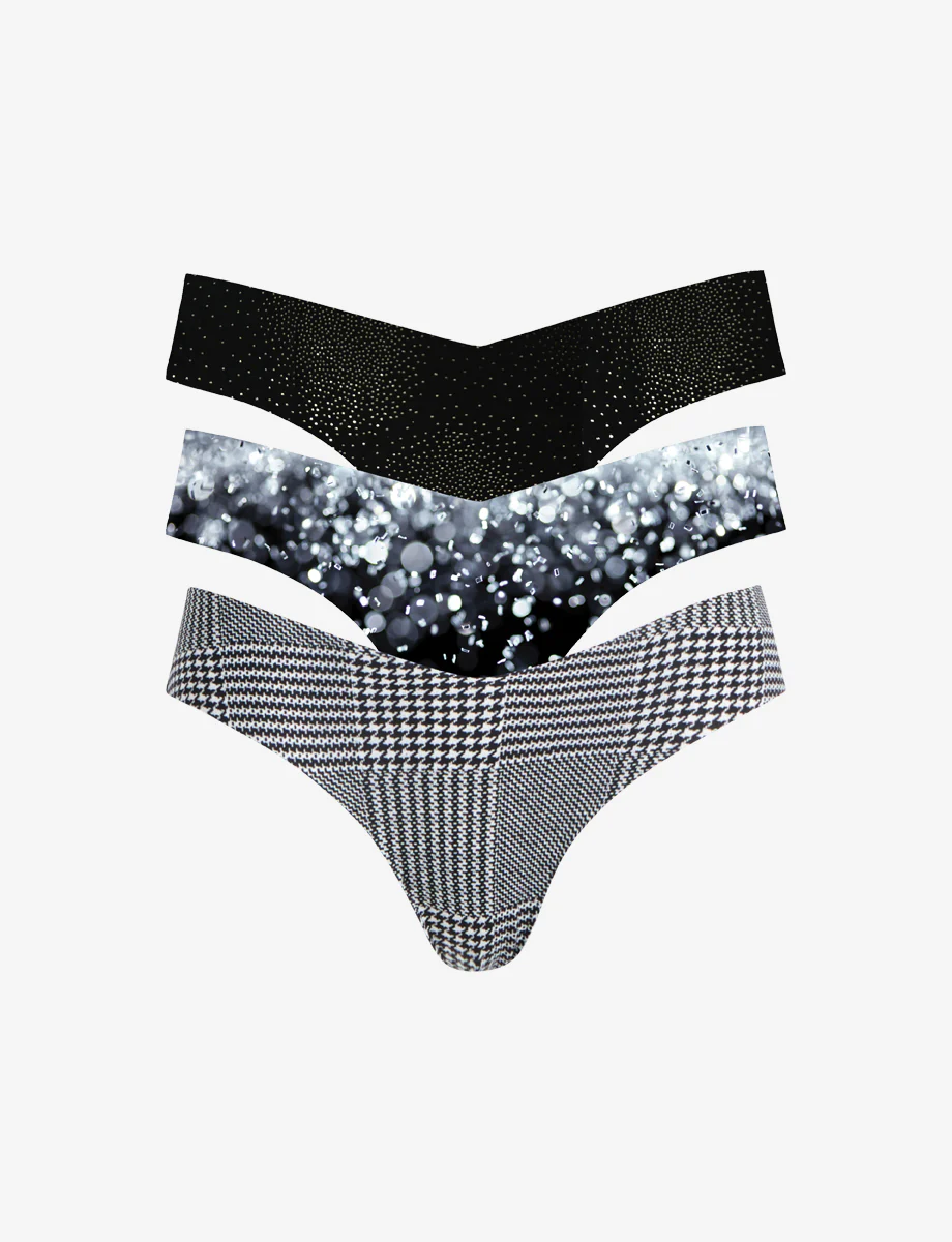 Classic Print Thong 3-Pack