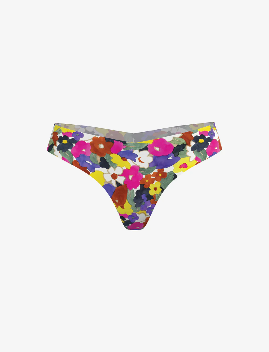 Classic Print Thong
