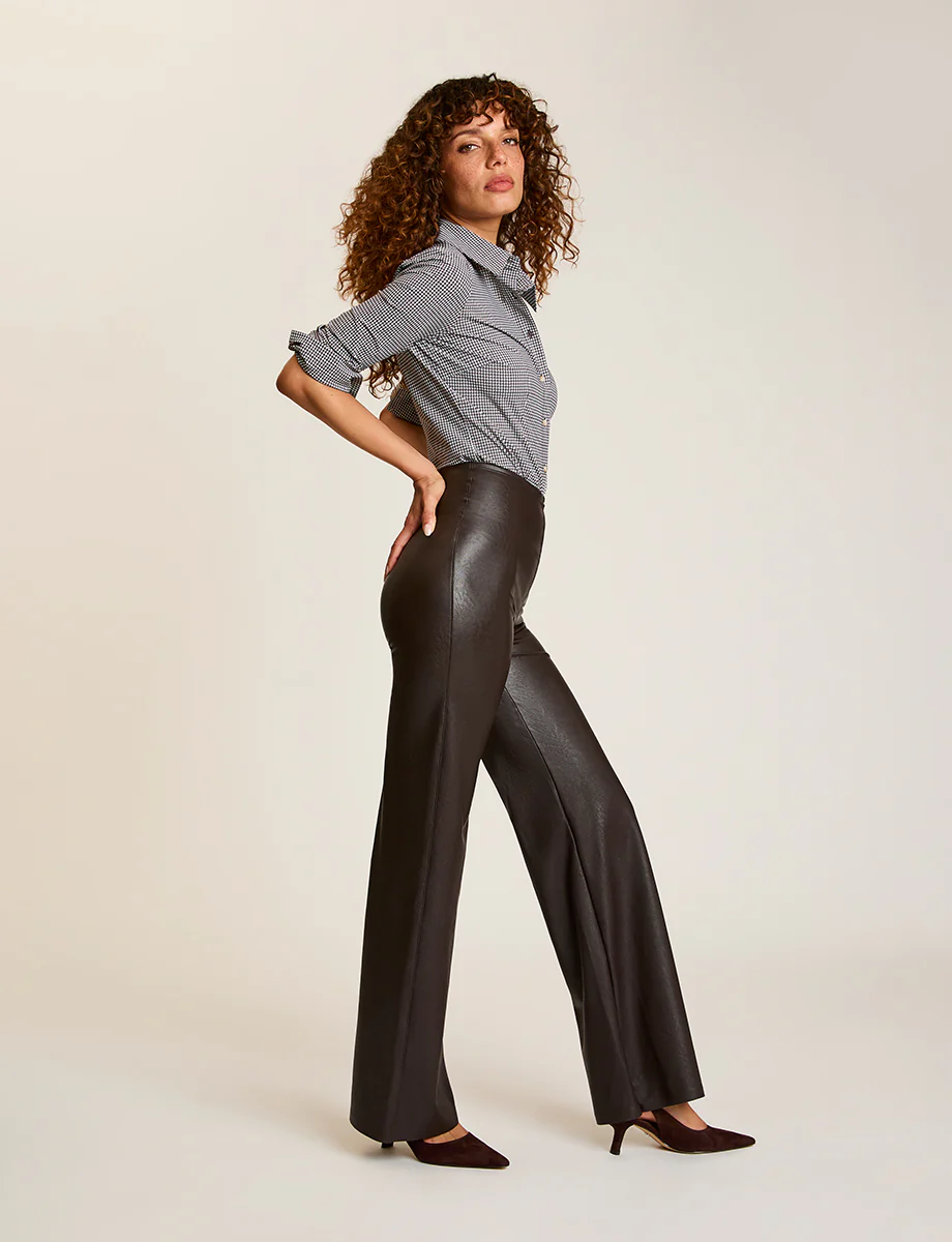 Classic Printed Button Down Bodysuit - Image 14