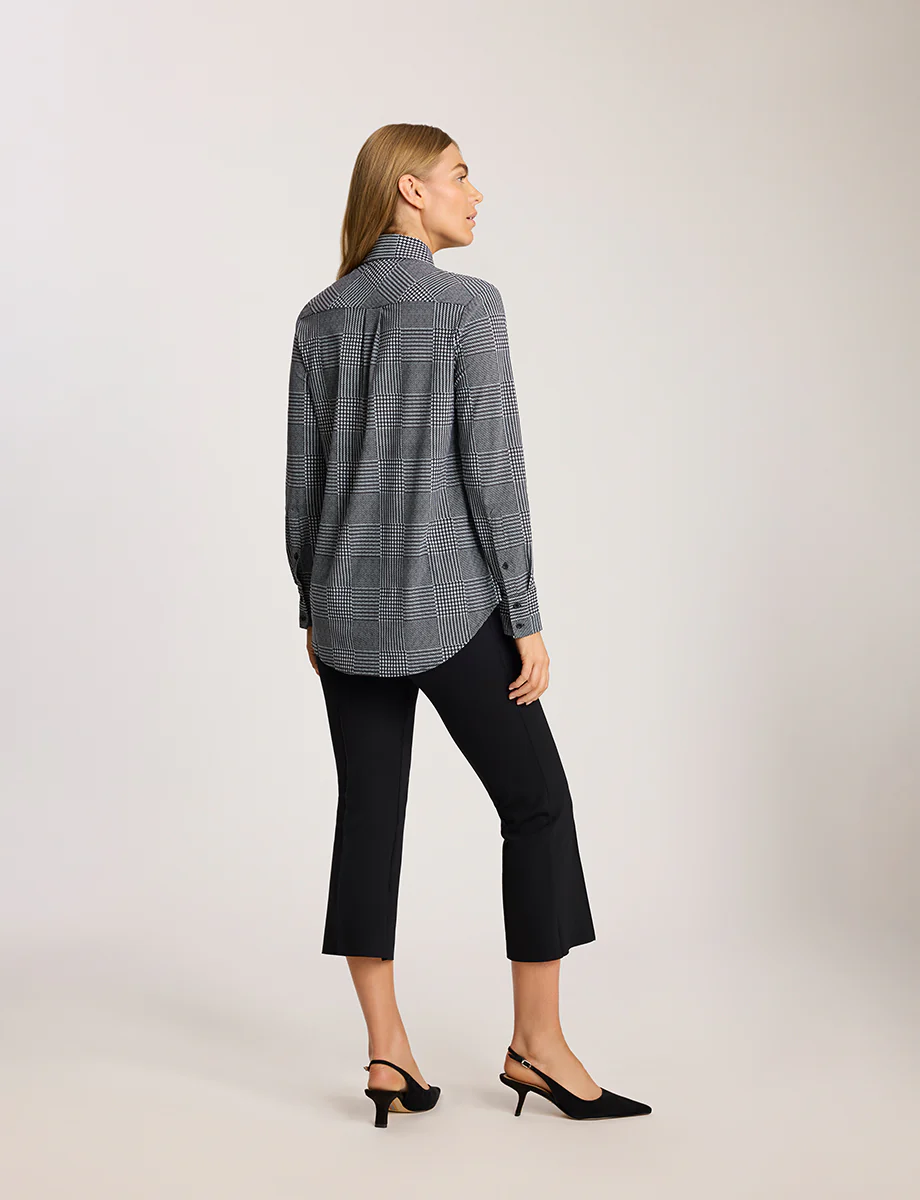 Classic Printed Oversized Button Down Shirt - Image 19