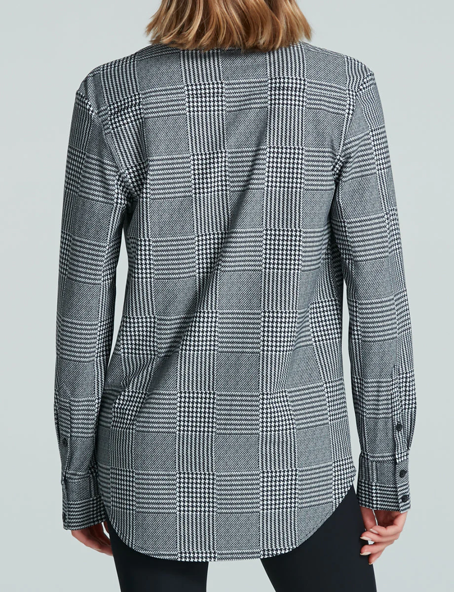 Classic Printed Oversized Button Down Shirt - Image 2
