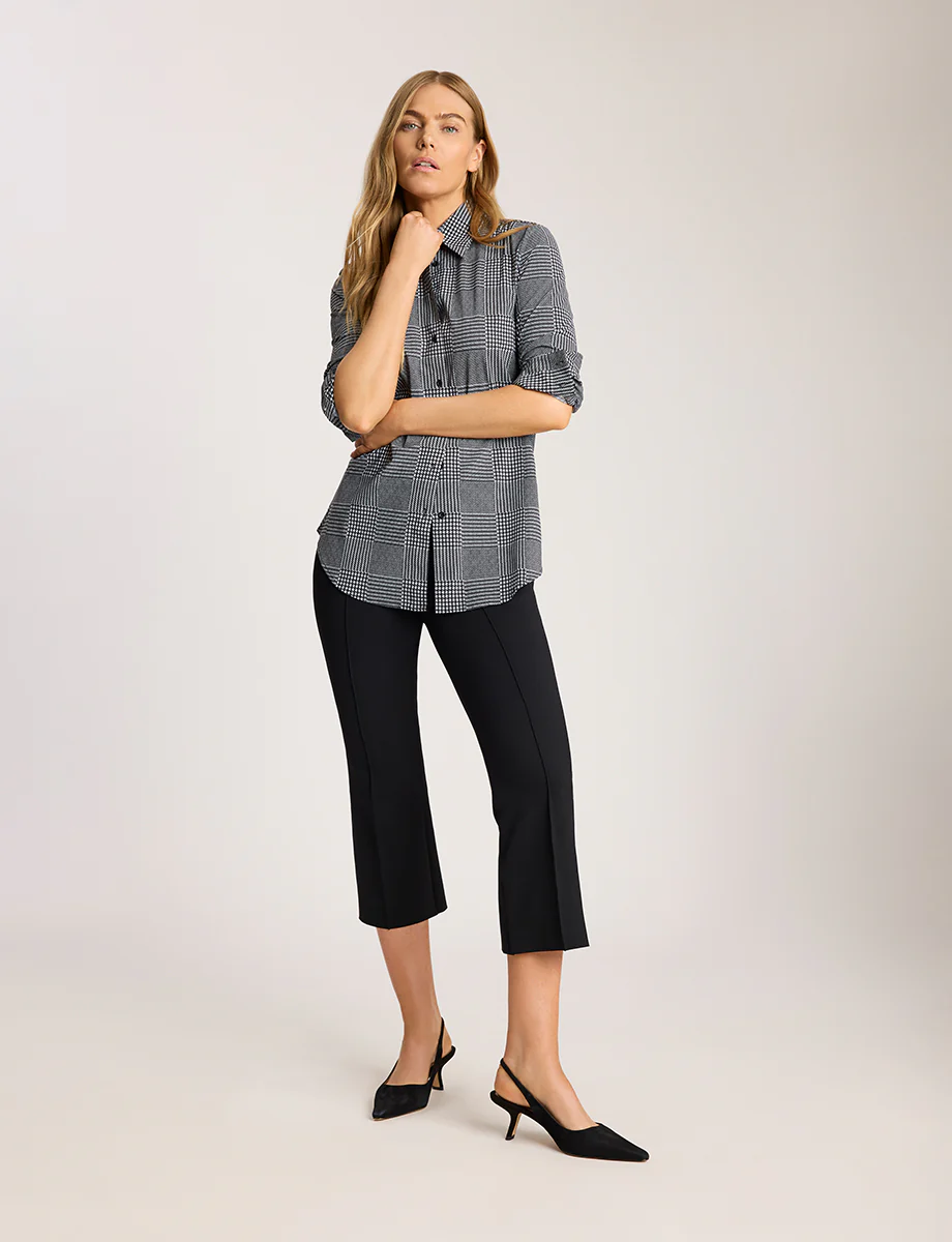 Classic Printed Oversized Button Down Shirt - Image 20