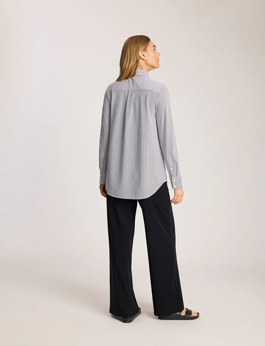 Classic Printed Oversized Button Down Shirt - Image 5
