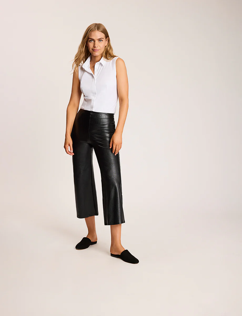 Classic Sleeveless Button Down Bodysuit - Image 4