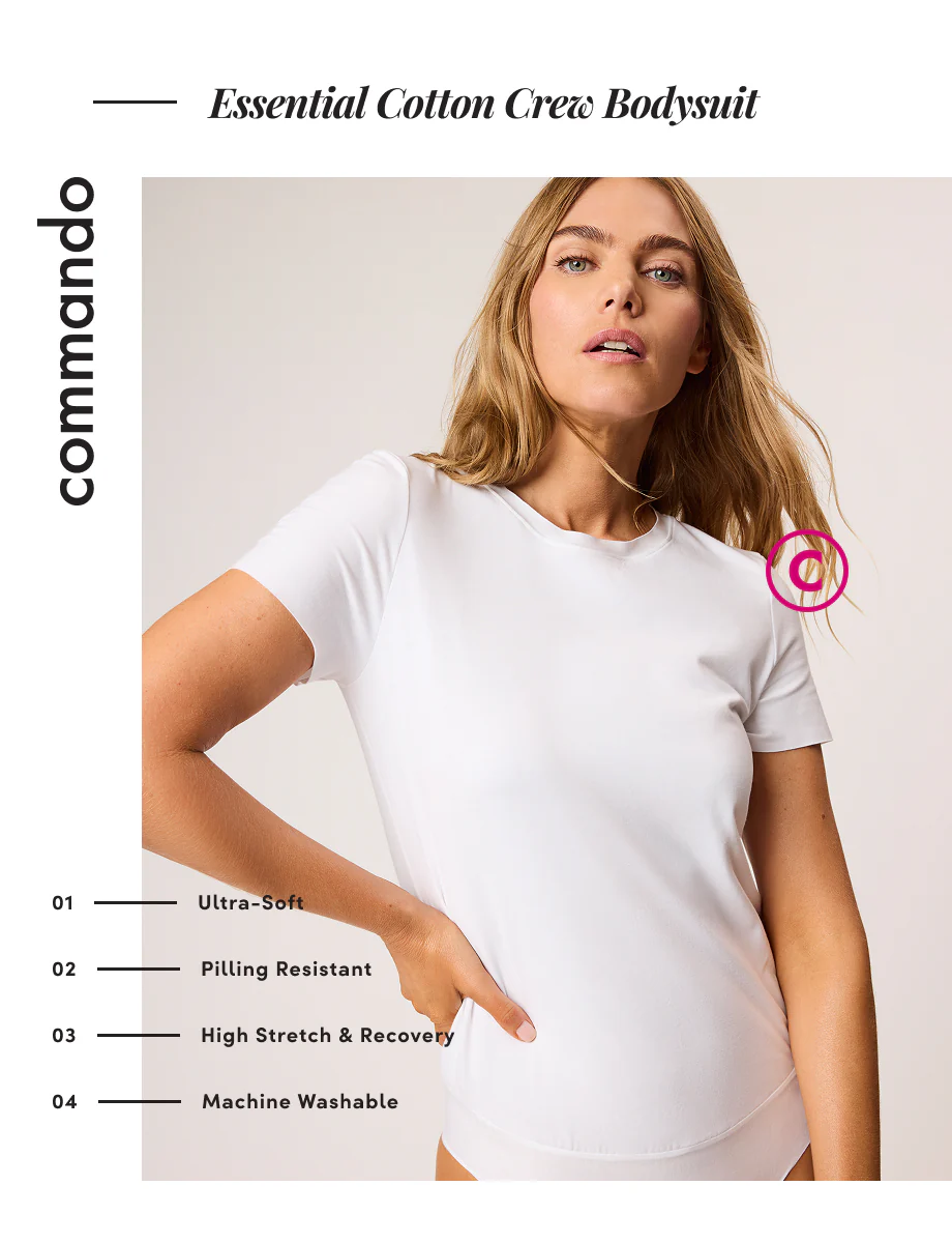 Essential Cotton Crew Bodysuit - Image 7