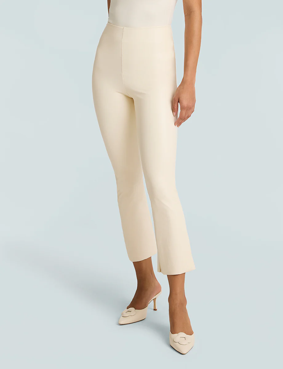 Faux Leather Crop Flare - Image 15