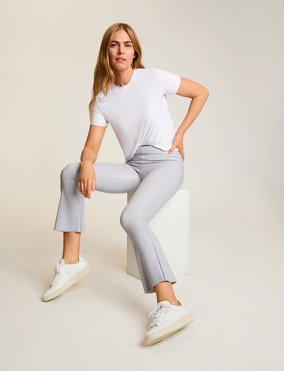 Faux Leather Crop Flare - Image 19