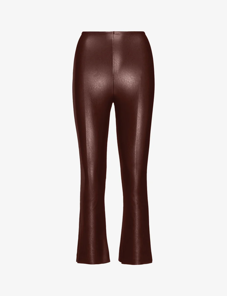 Faux Leather Crop Flare - Image 28