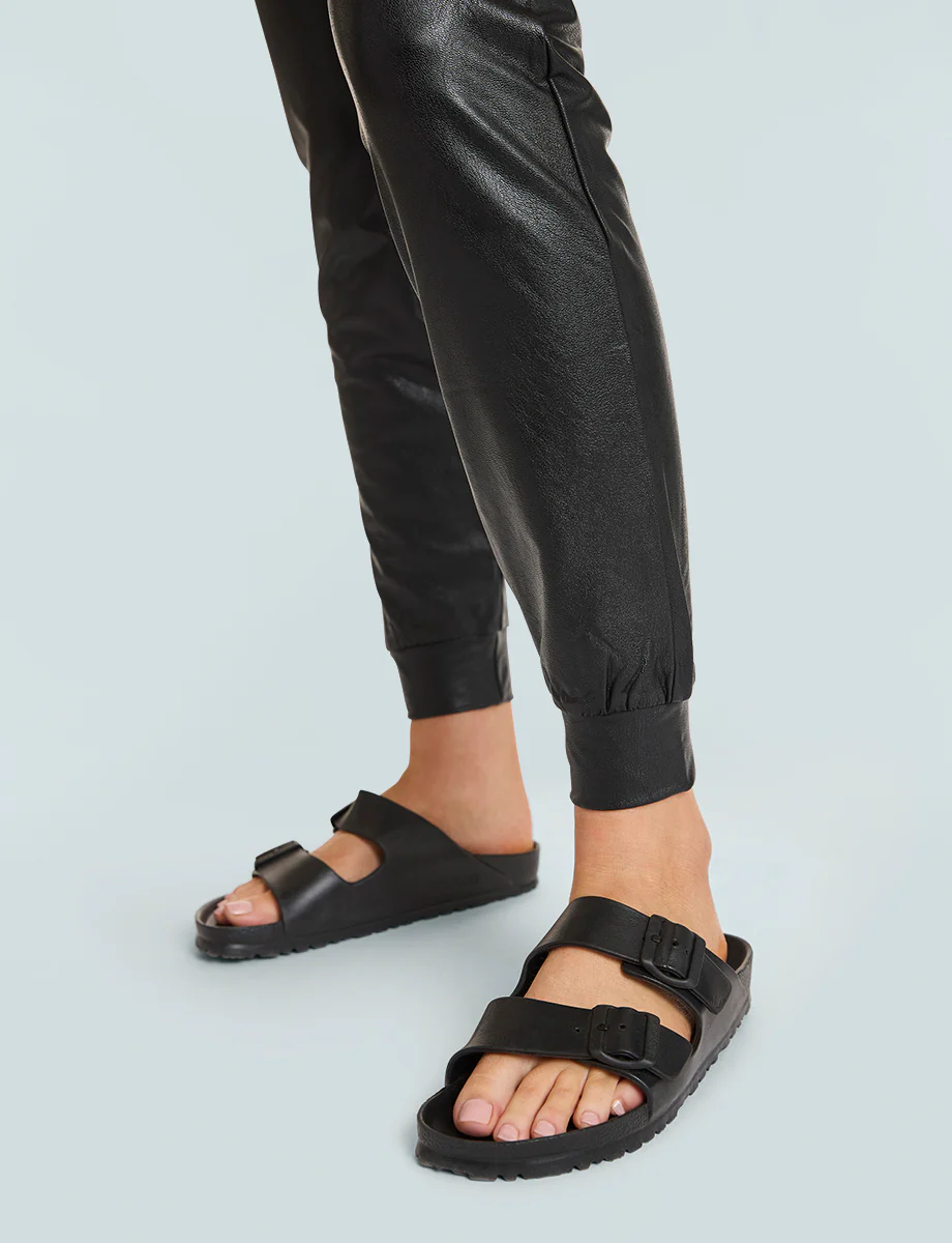 Faux Leather Jogger - Image 3