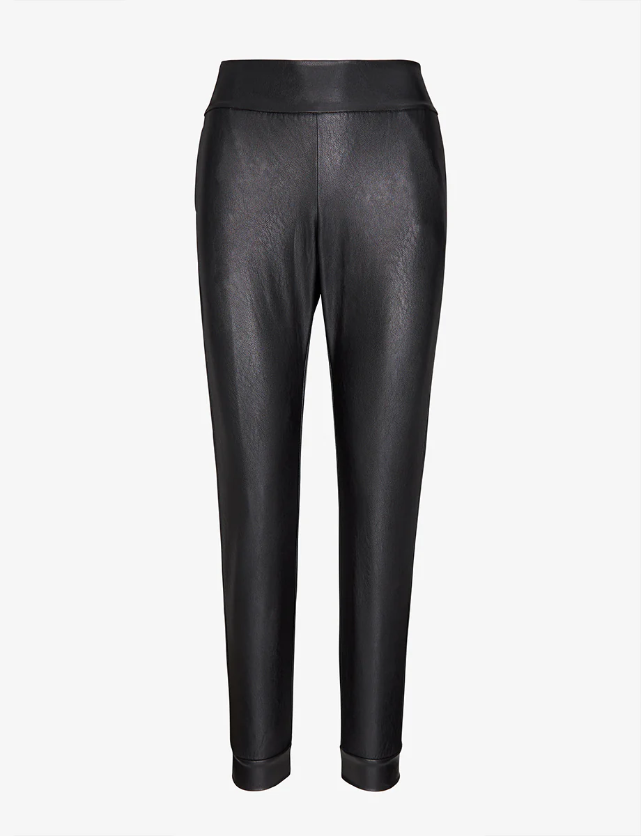 Faux Leather Jogger - Image 5