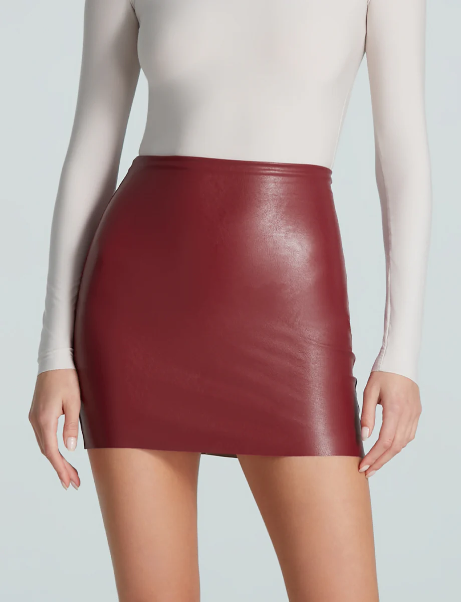 Faux Leather Micro-Mini Skirt - Image 17