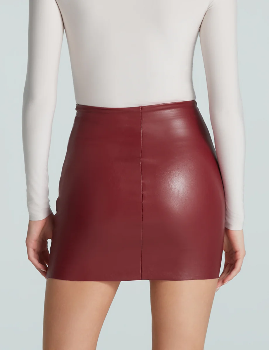 Faux Leather Micro-Mini Skirt - Image 18