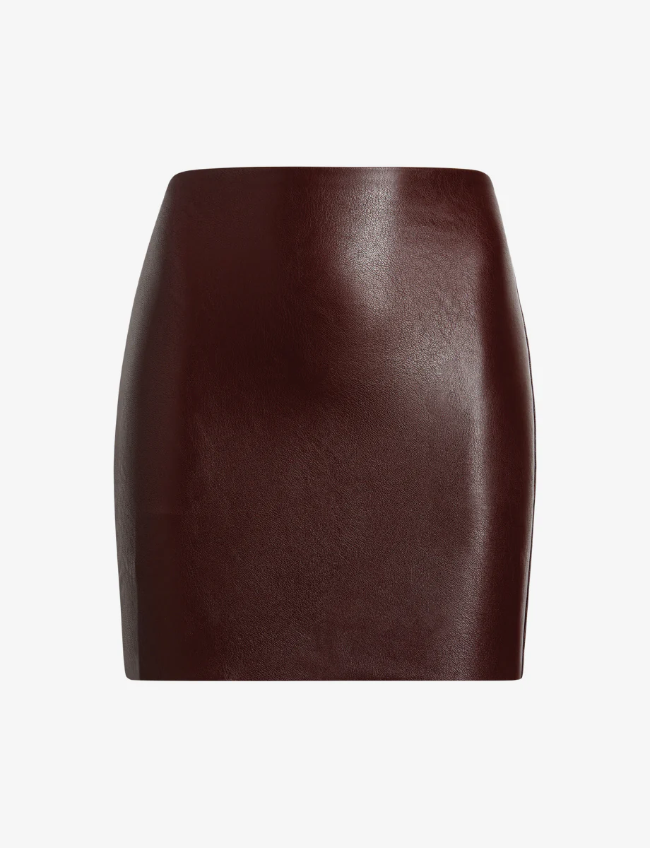 Faux Leather Micro-Mini Skirt - Image 24