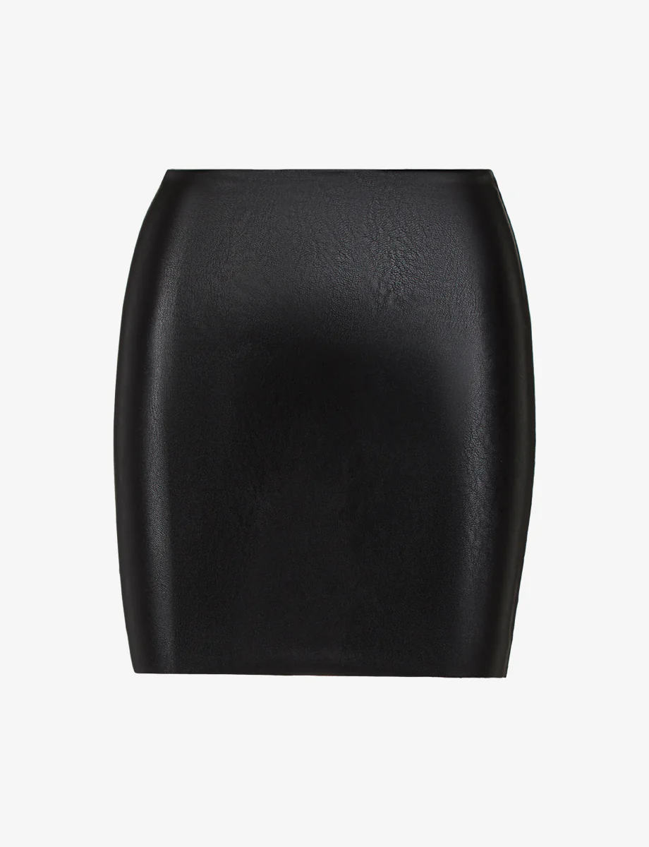 Faux Leather Micro-Mini Skirt - Image 4