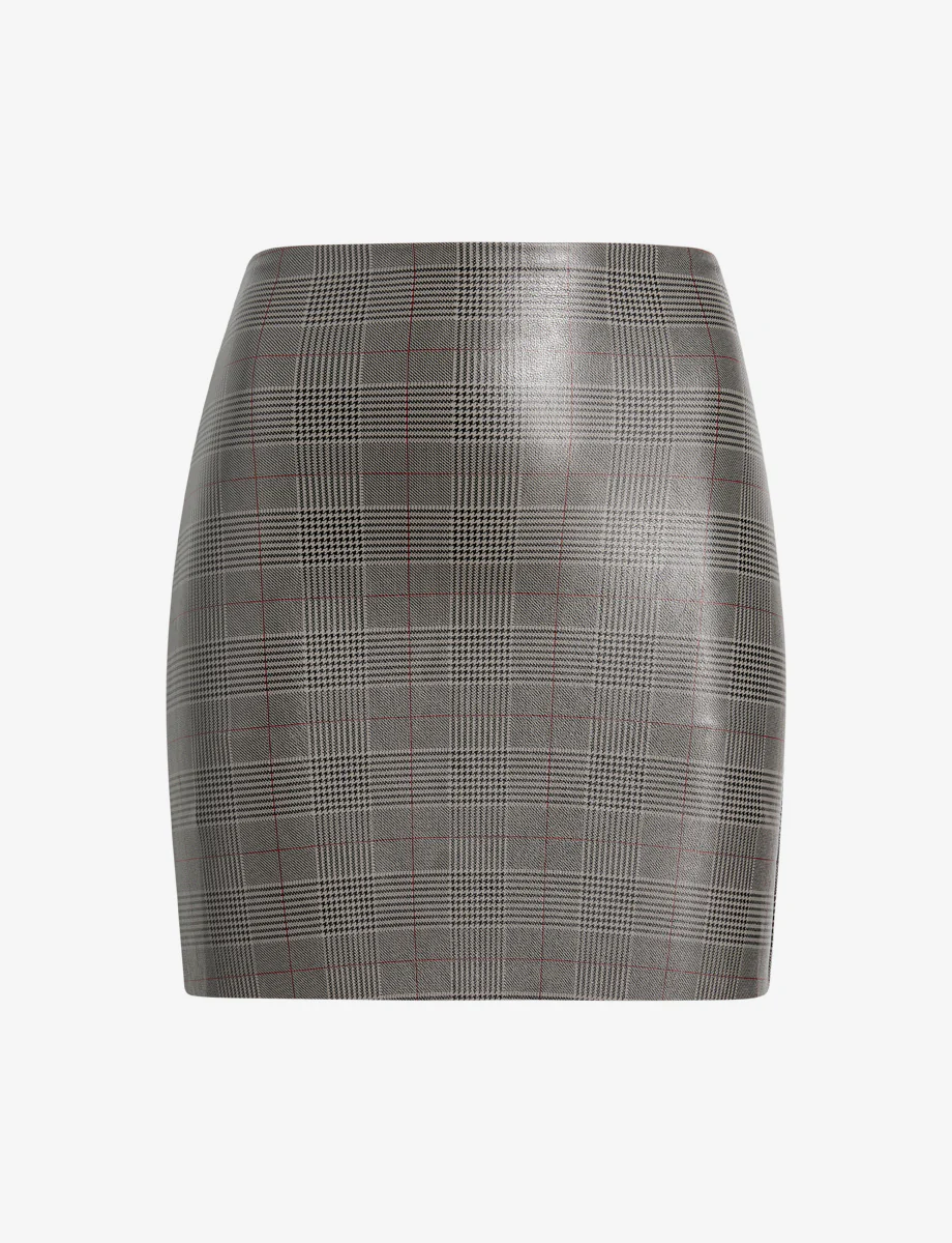 Faux Leather Print Micro-Mini Skirt - Image 5