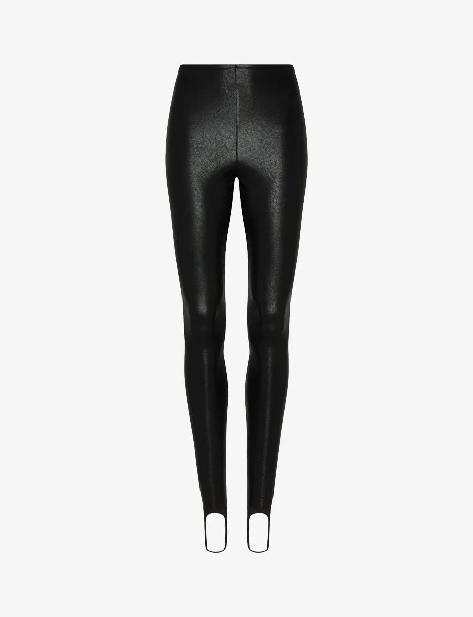 Faux Leather Stirrup Legging - Image 4
