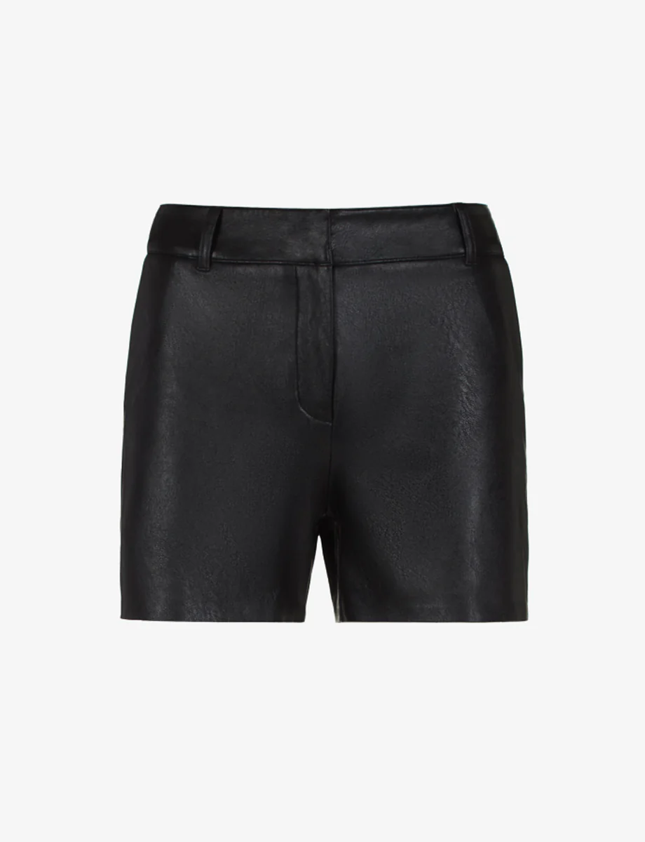 Faux Leather Tailored Short - Image 4