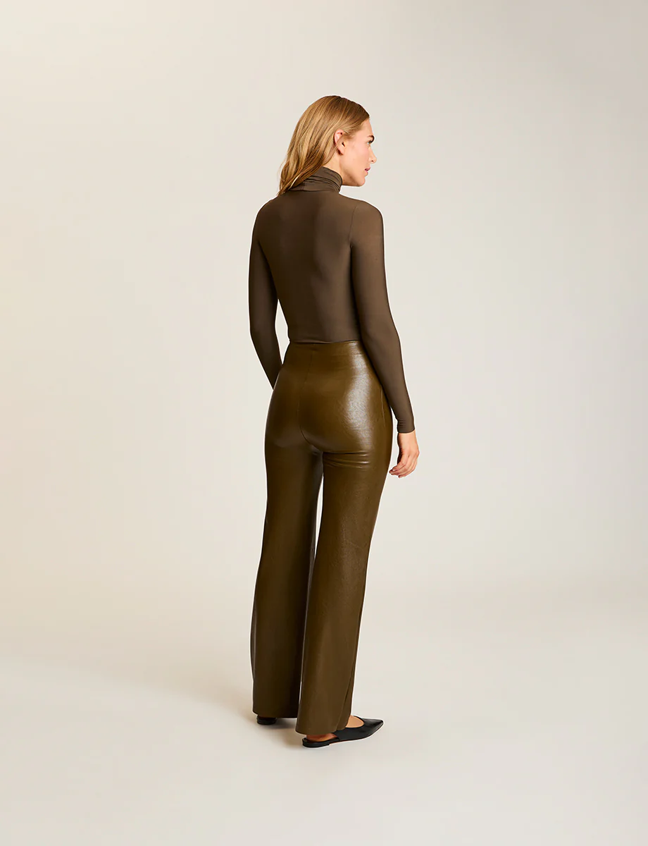 Faux Leather Wide Leg Pant - Image 17