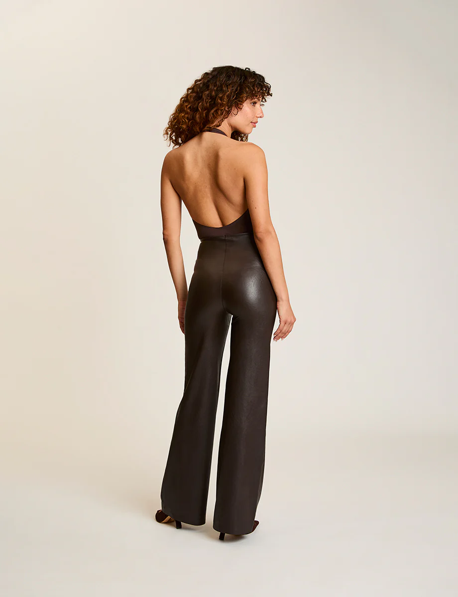Faux Leather Wide Leg Pant - Image 28