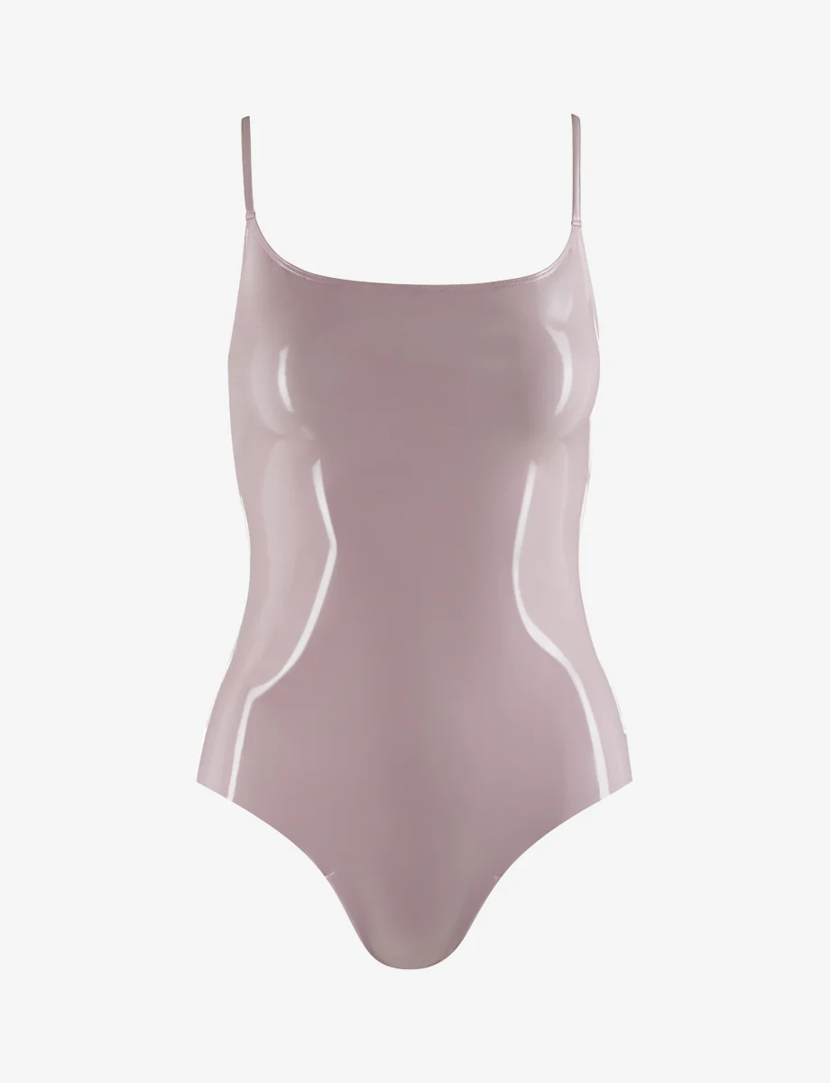 Faux Patent Leather Cami Bodysuit - Image 11
