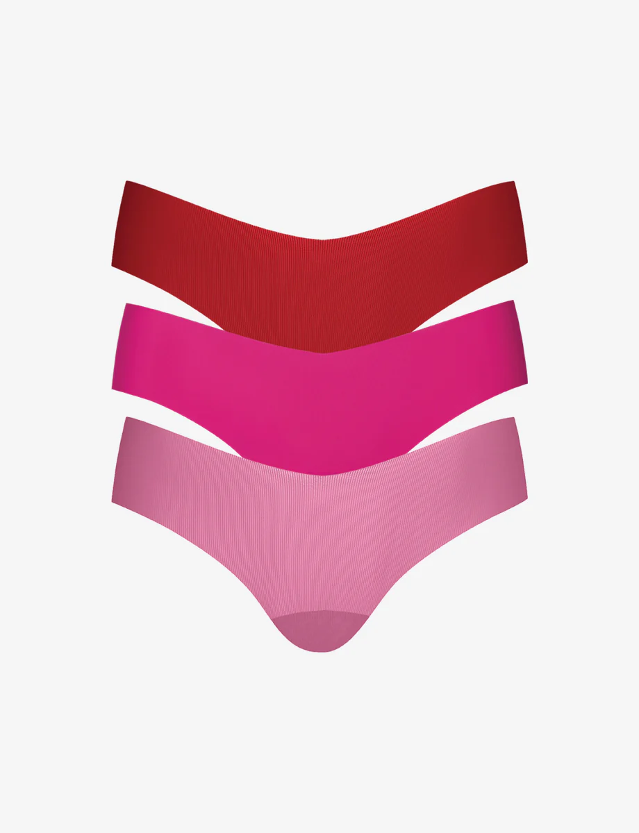 Invisible Rib One Size Thong 3-Pack - Image 11