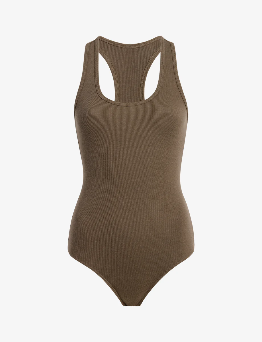 Better Than Basic Rib Racerback Tank Bodysuit - Image 19