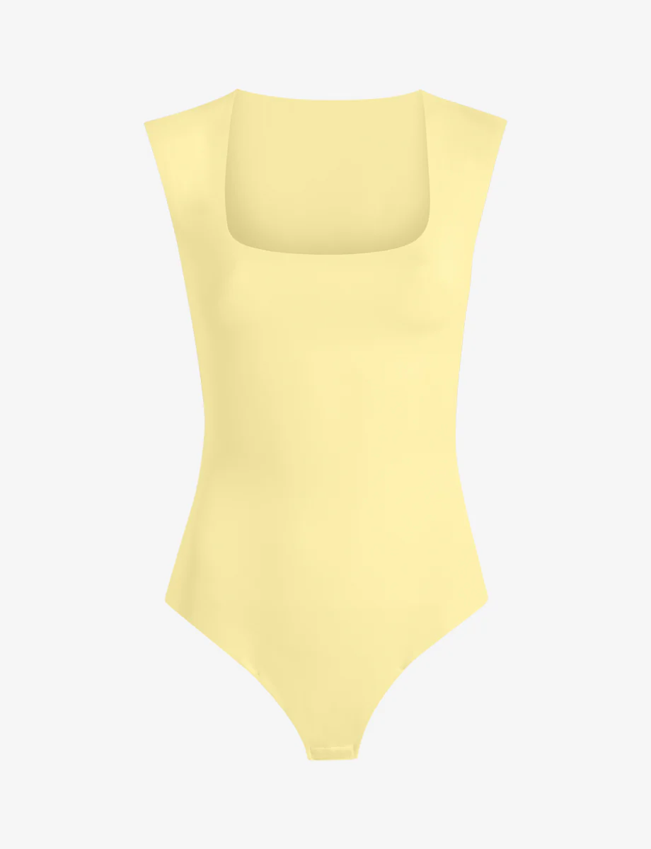 Neoprene Cap Sleeve Bodysuit - Image 13