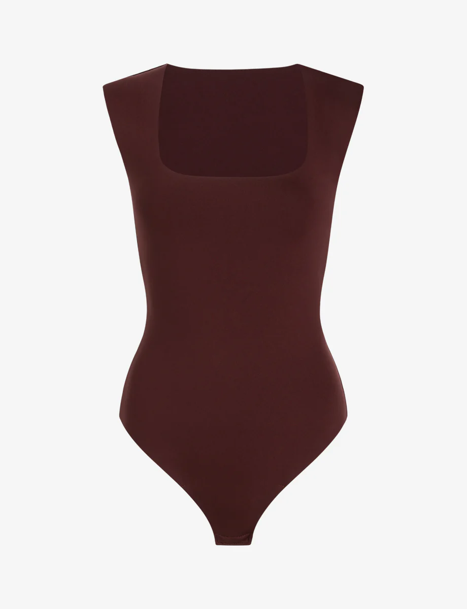 Neoprene Cap Sleeve Bodysuit - Image 20